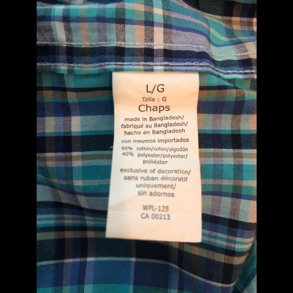 Chaps plaid button down - Picture 5 of 5